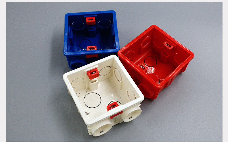 高级分线盒 86型暗盒通用暗装底盒开关插座底盒 接线盒下线盒拼装