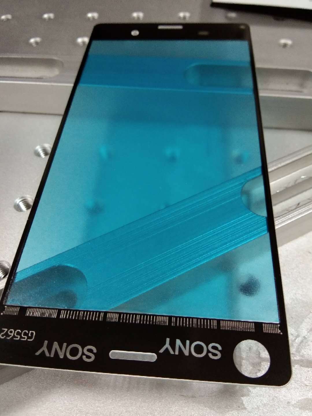 出口巴西乌拉圭手机屏打logo紫光激光打标机 手机屏幕激光打标机