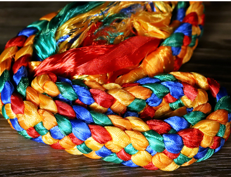 批发哈达绳手工编织五彩哈达结金刚结汽车挂件装饰佛教用品