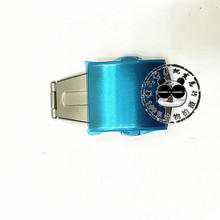 手表配件 卡西 凹口表扣 钢表带双按折叠扣飞机扣 不锈钢 连接扣