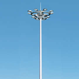 广场高杆灯led中杆灯25米15米12米6头8头10头球场灯杆 道路高杆灯