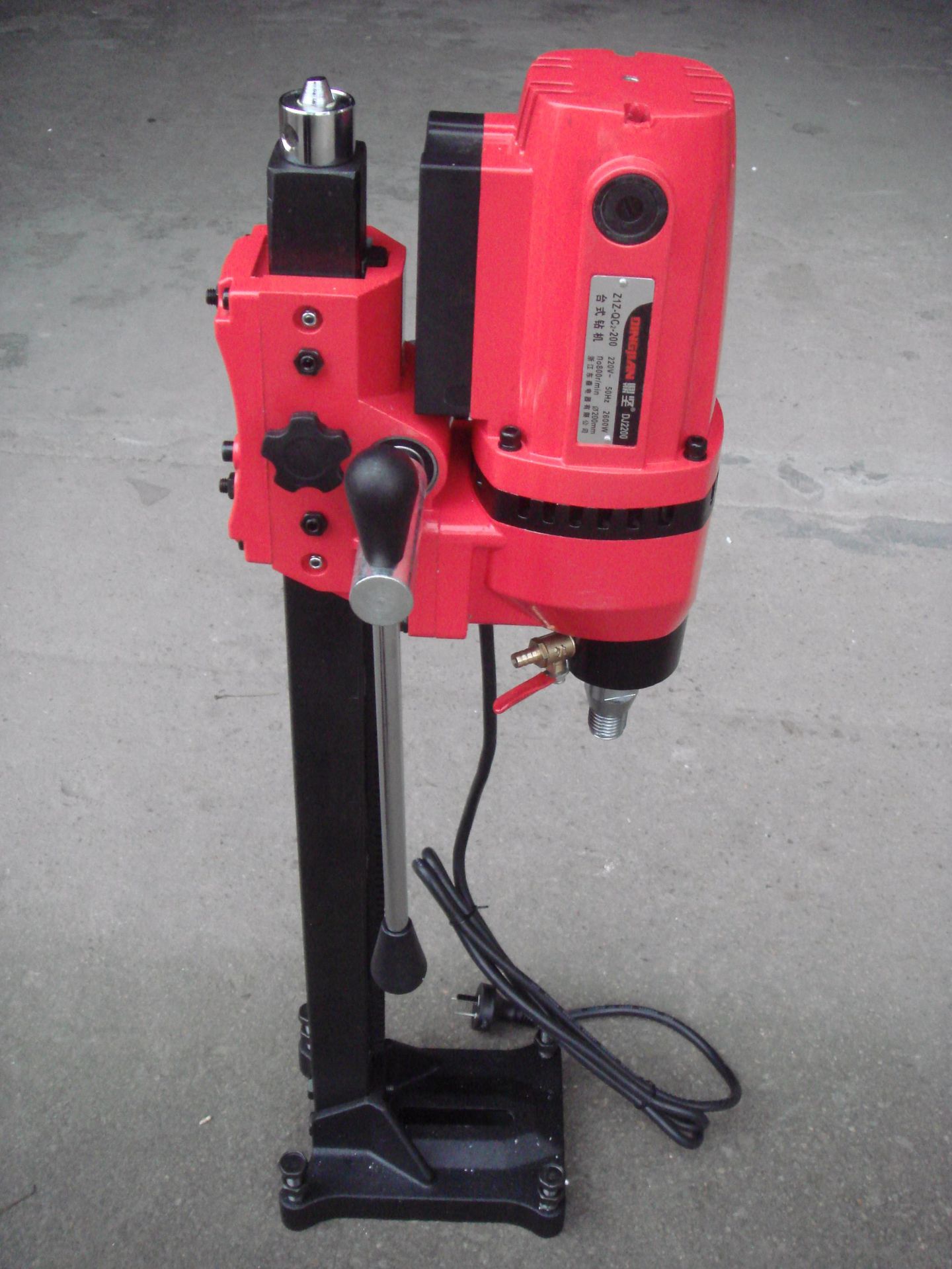 鼎坚dj-2200立式水钻2600w 开孔机钻机打孔机 32226号 16.15kg