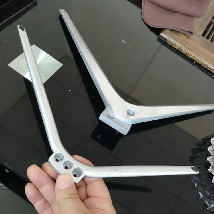 液晶电视机脚架 八字脚材质通用款电视机支架底座 铝合金压铸
