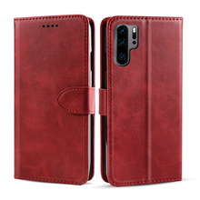 深圳手机皮套厂家 前扣小牛纹皮套 磁吸扣翻盖插卡钱包款皮套