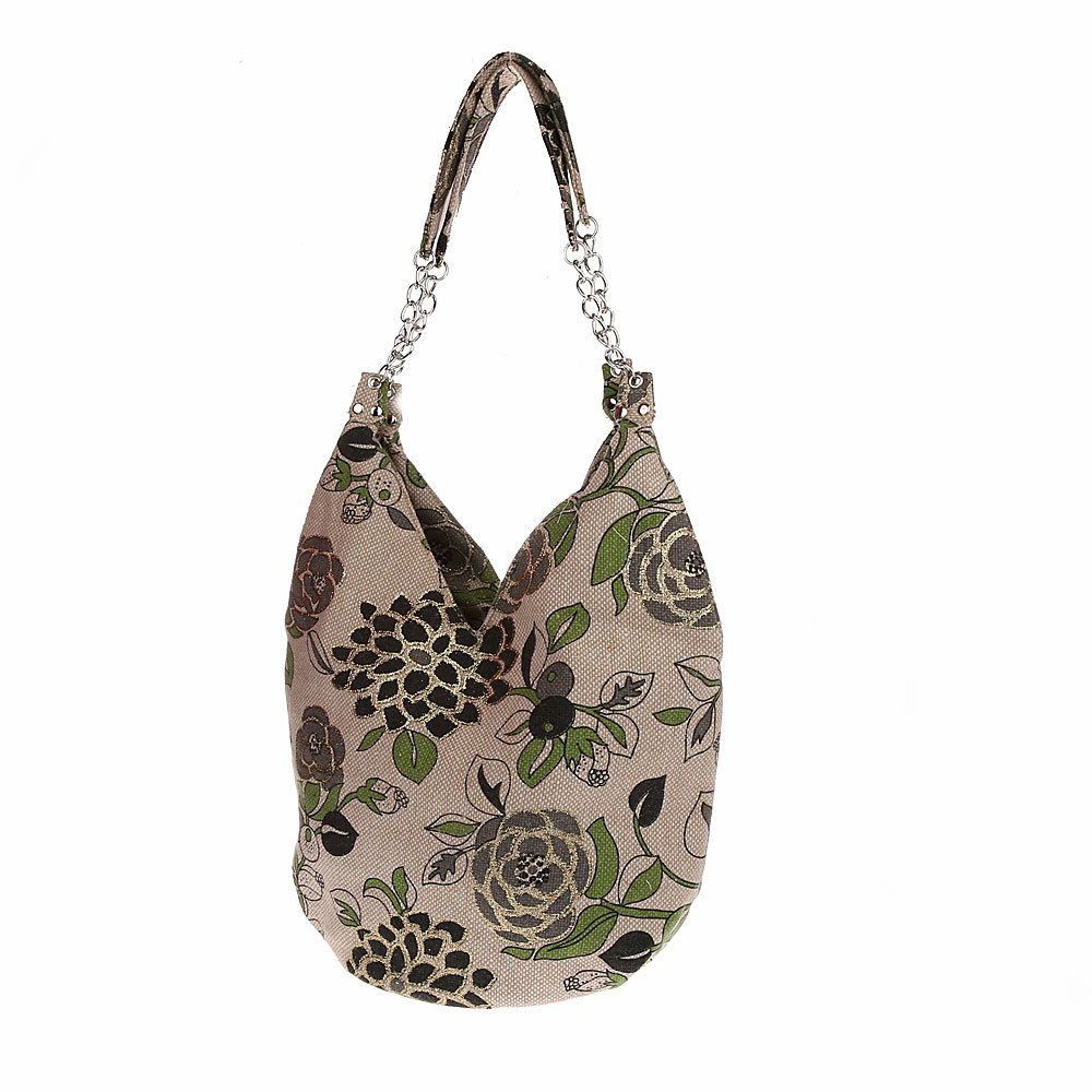 麻布田园风包包图片