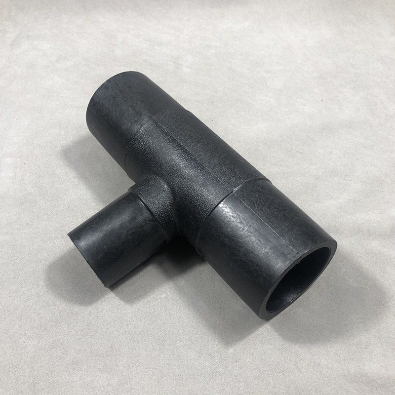 pe对接式变径三通异径对接三通75-400pe热熔对接式变径三通pe接头