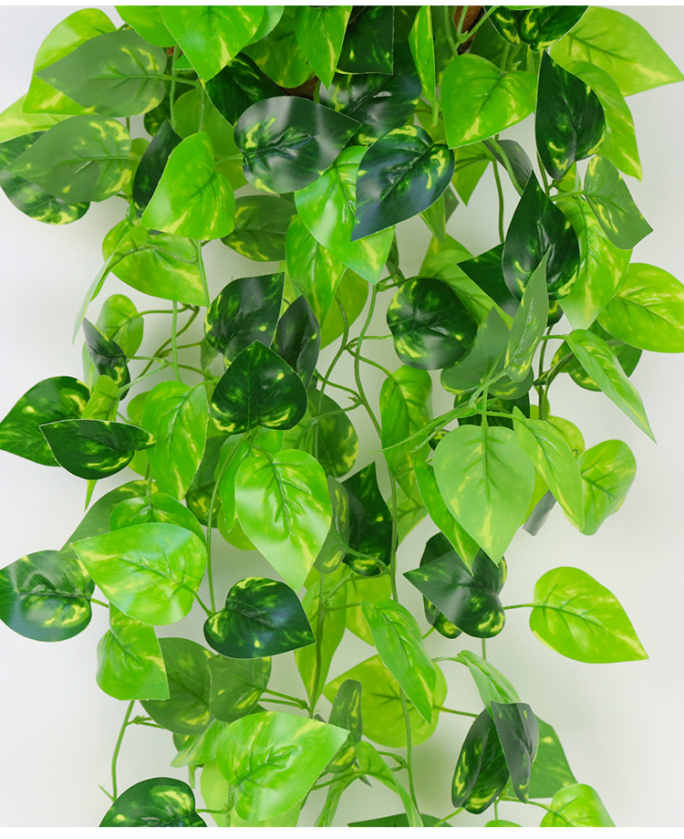 绿萝假植物仿真藤蔓装饰塑料假花藤条客厅室内墙面壁挂花吊篮树叶