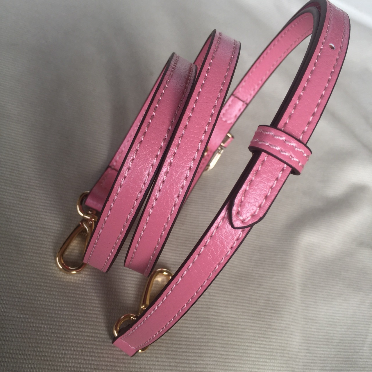 21#粉色女士包包带子配件带斜挎包包肩带包包配件 包带荔枝纹肩带