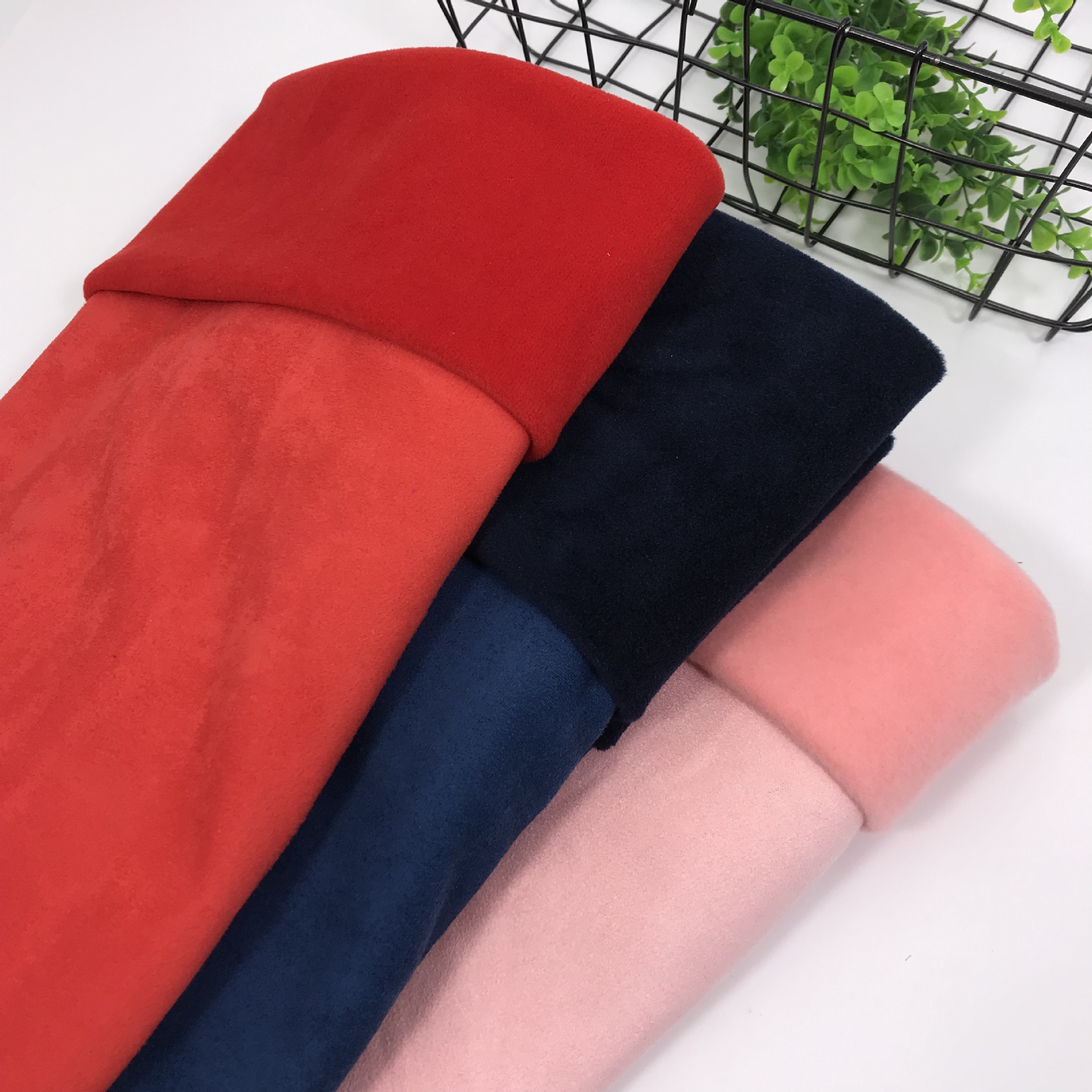 超柔鹿皮绒布 现货 男女装外套 沙发面料 秋冬时装弹力纯色面料