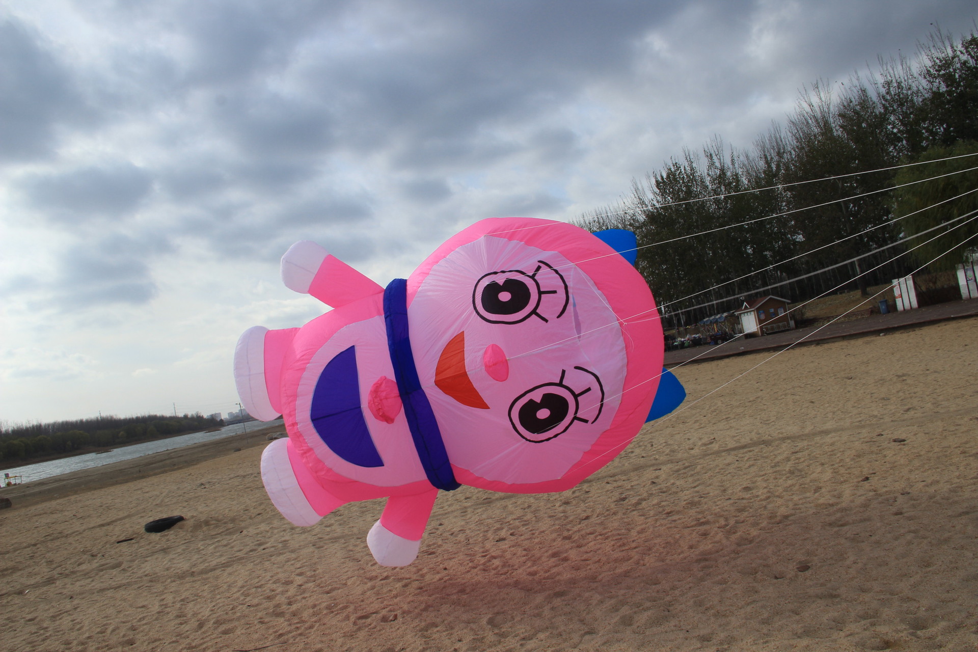 风筝挂件 圣诞老人 充气风筝 展览风筝 跨境电商 速卖通 5米