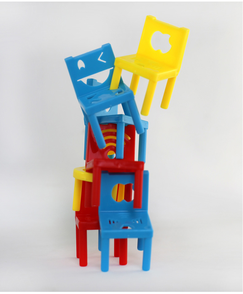 仁博玩具脑力大作战椅子叠叠乐 平衡游戏提高专注力亲子互动休闲