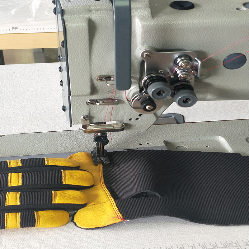 手套明线双针缝纫机 窄针位装饰缝纫机