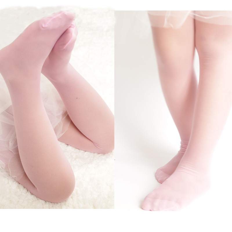 夏季超薄女童丝袜连裤袜儿童防勾丝打底袜子中大童舞蹈袜连袜裤子