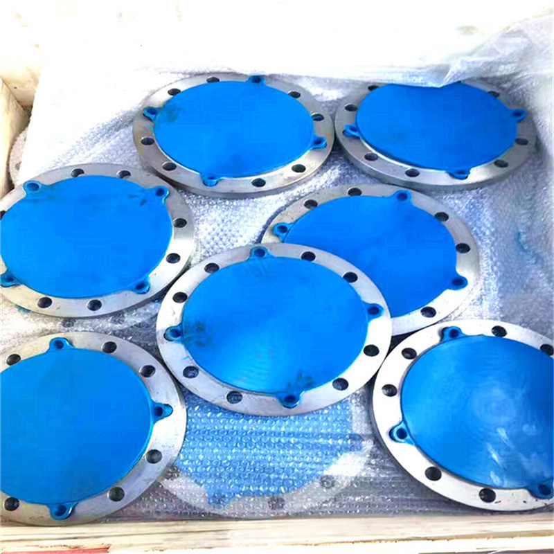厂家批发塑料阀门盖dn32阀门封盖国标四眼法兰盖现货蓝色
