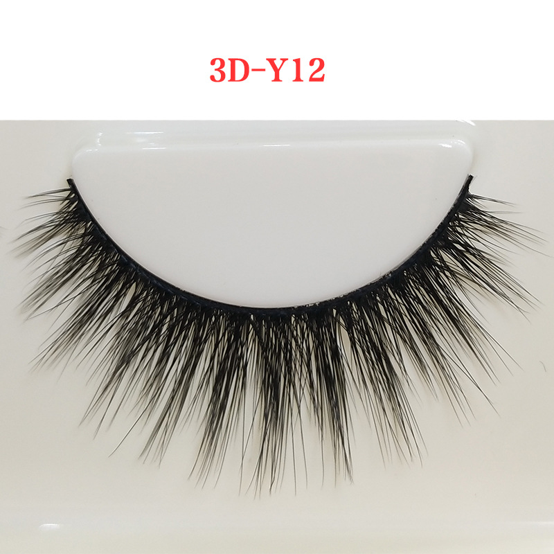 3D False Eyelashes Factory in Stock Wholesale Eyelash Foreign Trade Manual Simulation Eyelashes Various Styles