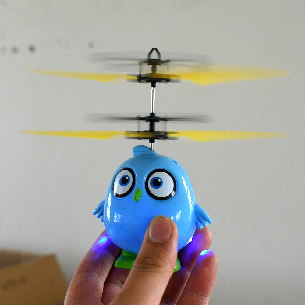 新奇特快乐的小鸟智能感应飞行器悬浮耐摔充电玩具地摊广场货源