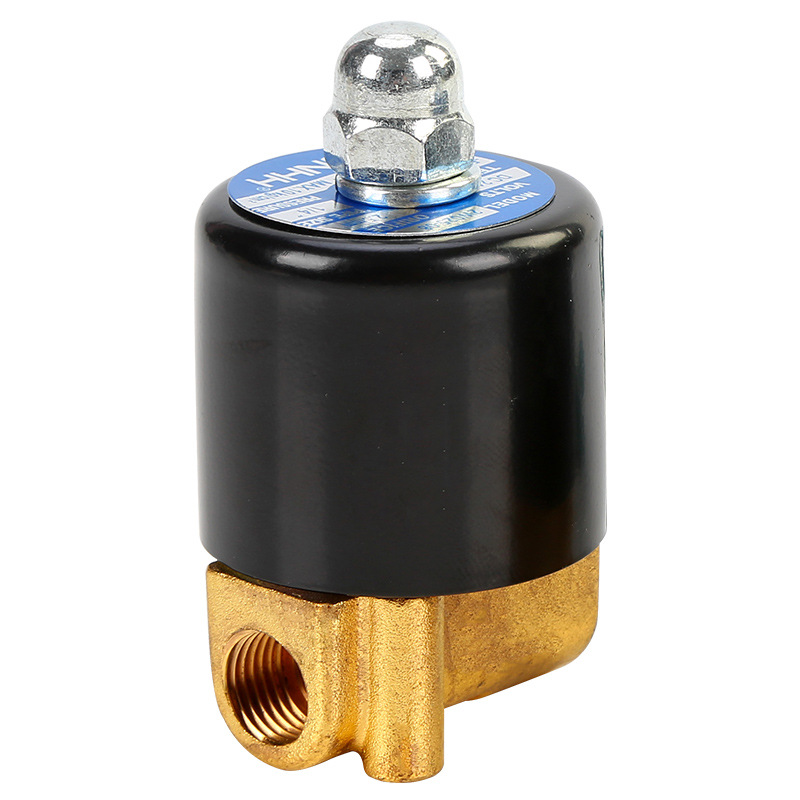 跨境专供dn08锌合金阀体2分水阀 2w025-08常闭式二通二位电磁阀