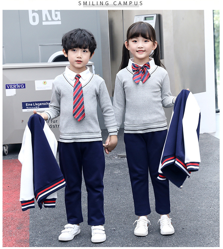 小学生校服春秋装英伦学院风套装运动服儿童棒球服班服幼儿园园服
