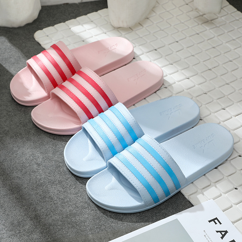 home non-slip slippers home women‘s summer indoor cute soft bottom bath bathroom slippers men‘s home slippers slippers