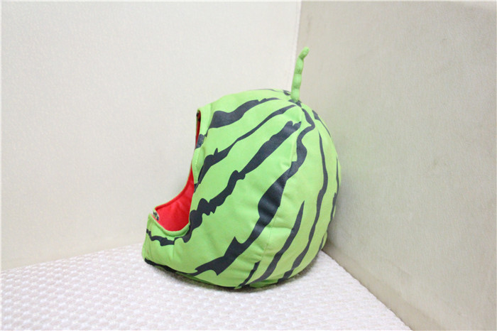 ins可爱西瓜头套帽子少女心搞怪水果帽年会派对活动表演道具