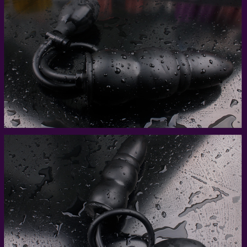 成人用品情趣用品充气膨胀后庭开发器充气阳具涨大器肛塞一件代发