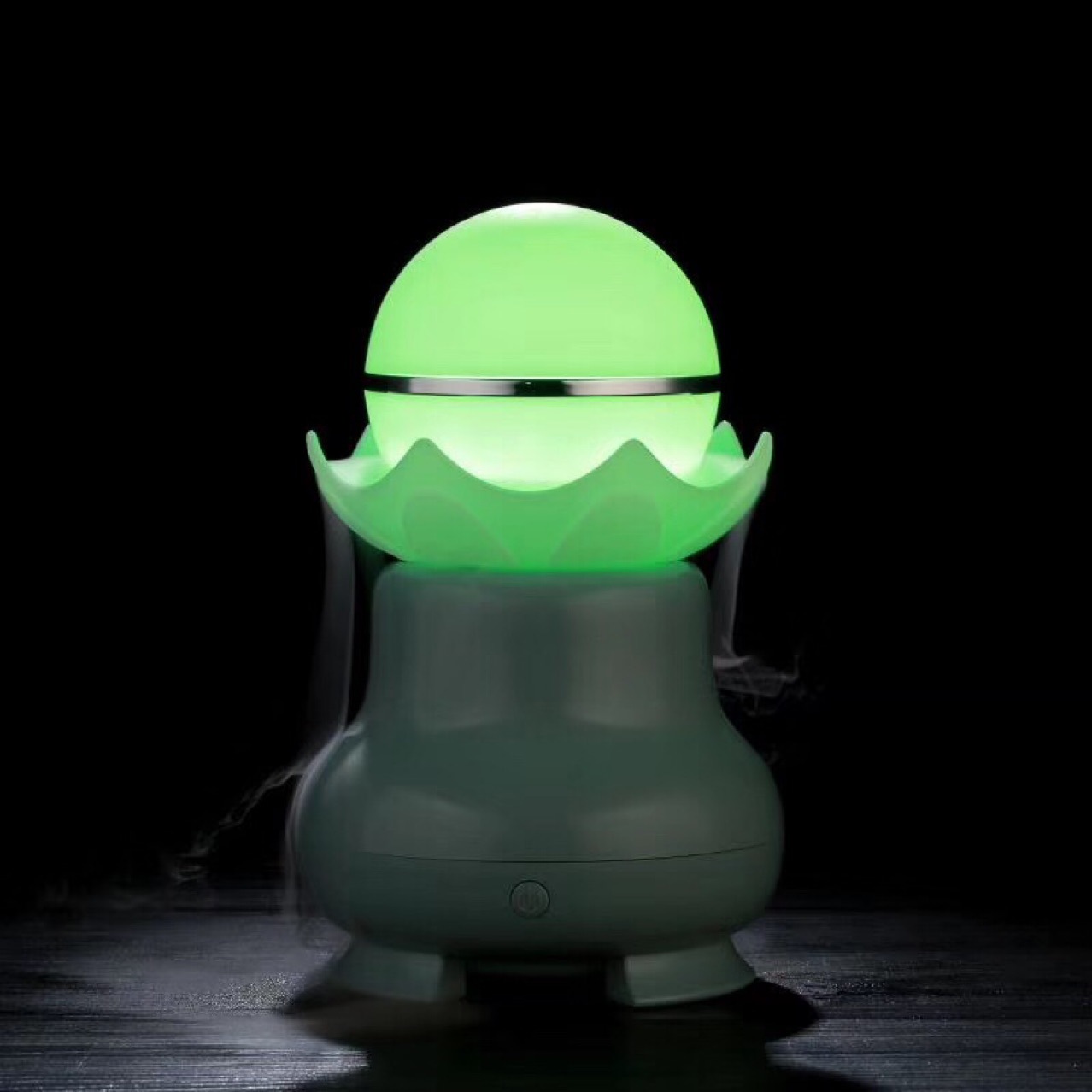 夜明珠香薰机晶莹剔透飘香四溢扩香保湿礼品喷雾加湿器night lamp