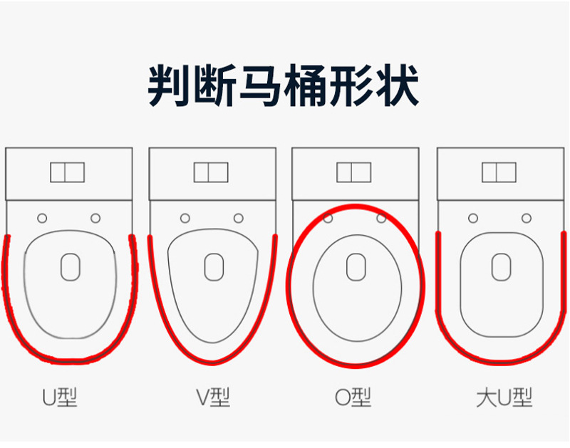 马桶盖通用家用坐便盖坐便器盖板加厚老式素色马桶圈toilet lid_埃