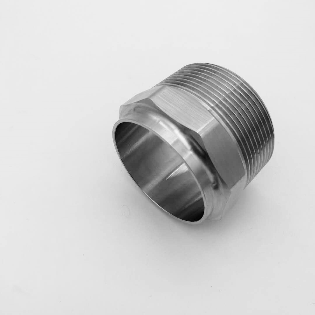 304不锈钢六角外丝接头加工定制