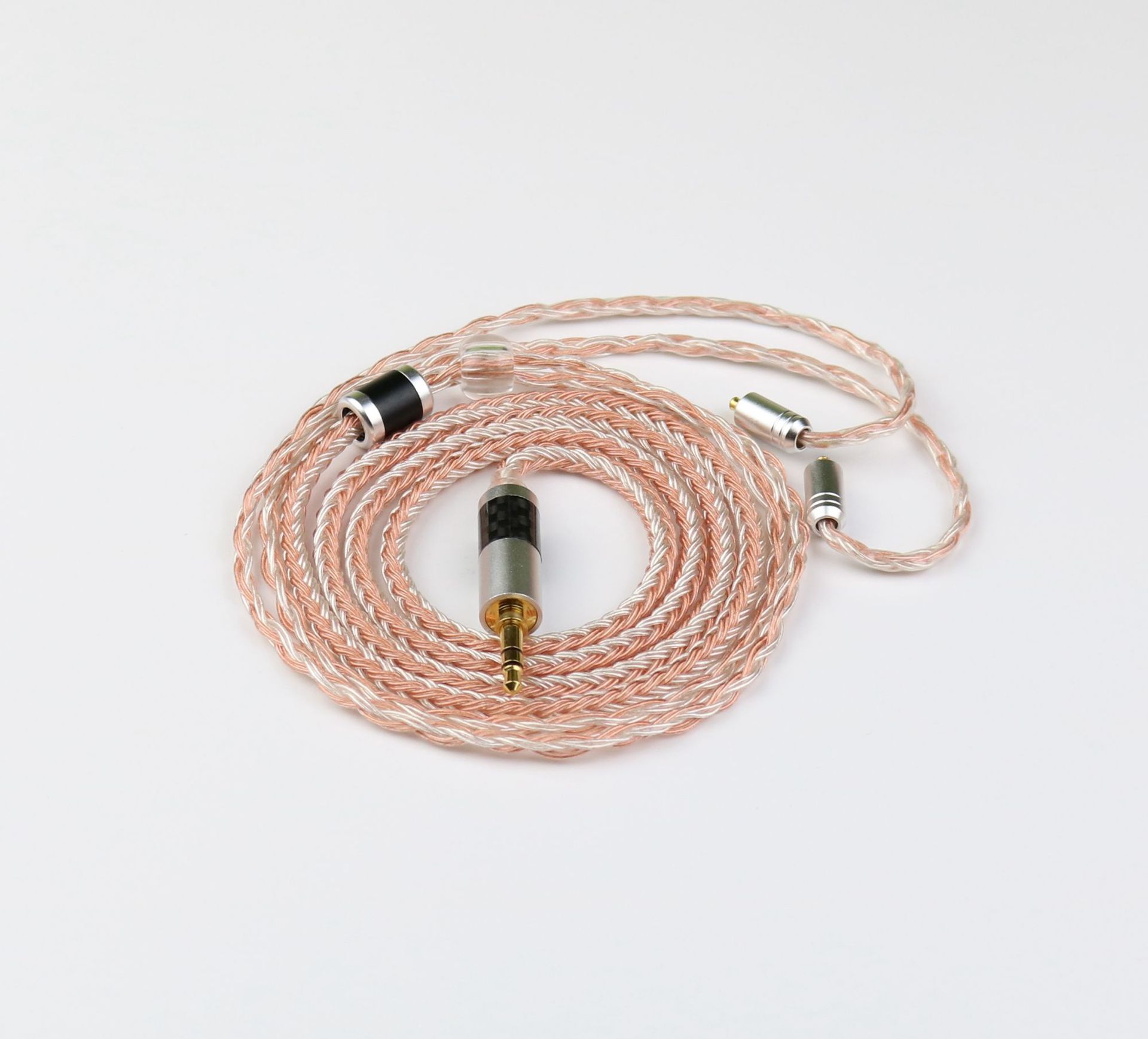 3.5音频线 mmcx im ie80 a2dc0.7816股6n单晶铜镀银耳机升级线材