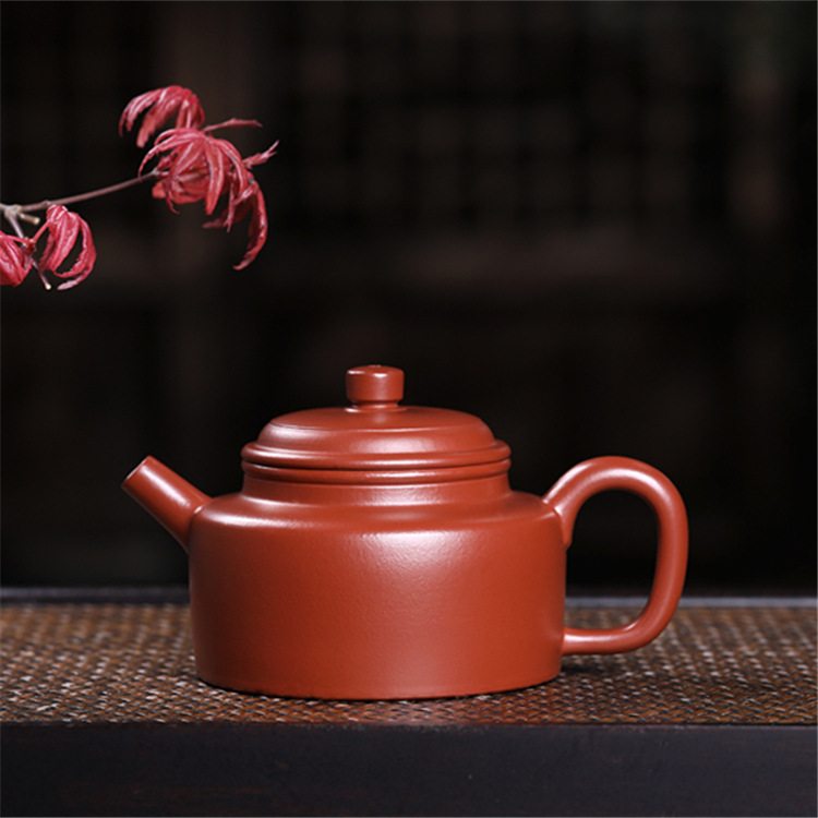 宜兴紫砂壶徐燕全手工原矿大红袍徳钟茶壶茶具厂家直销一件代发