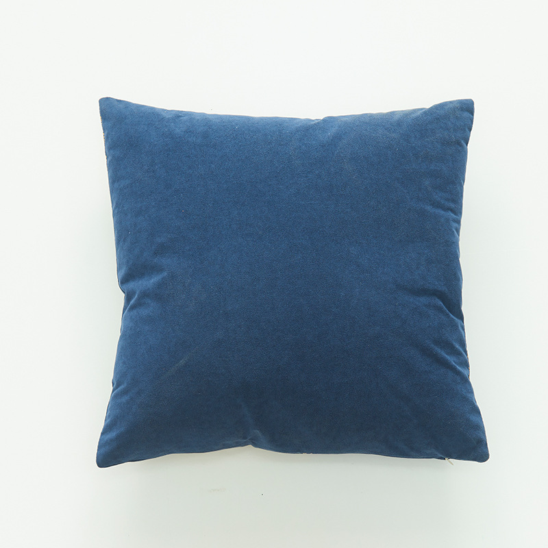 Home Pillow Cover Solid Color Morandi Lambswool Cushion Cover Fashion Simple Seat Cover Wholesale