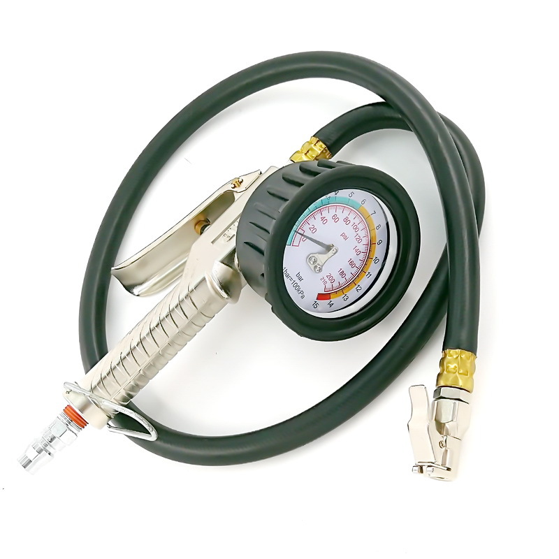 台湾thb三用胎压量表b24a 打气表胎压表轮胎气测压表充气表胎压枪