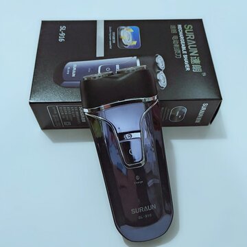 速朗-916剃须刀 电动刮胡刀剃须刀男士胡须刀充电式两头刮胡刀