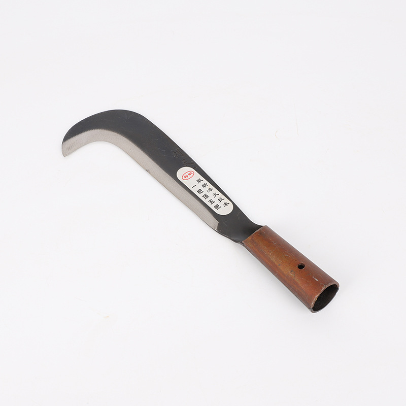 加工定制农用镰刀 锰钢宽扇2号甘蔗刀 多功能户外柴刀直销