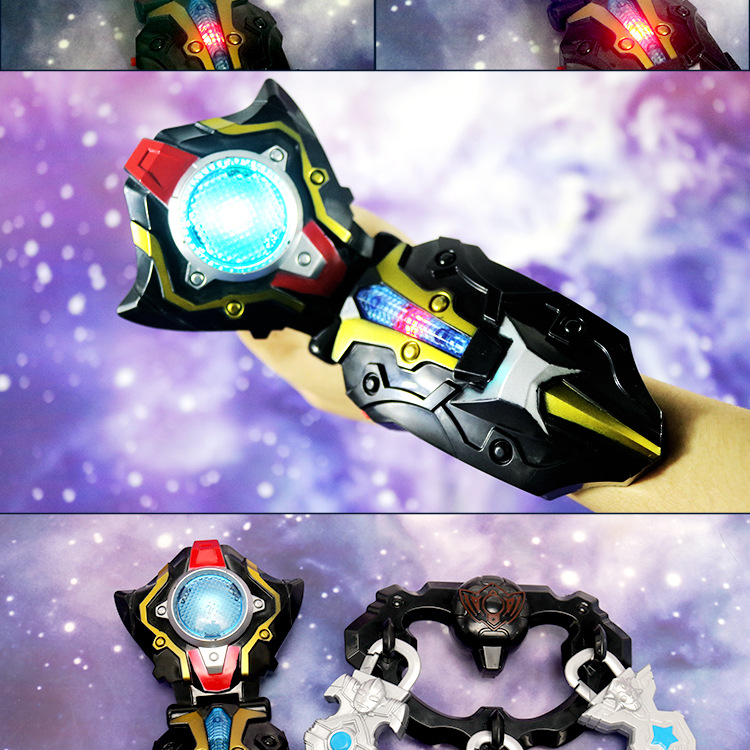 泰迦变身器 联动钥匙武器道具 奥特之王玩具 泰伽火花变身器感应