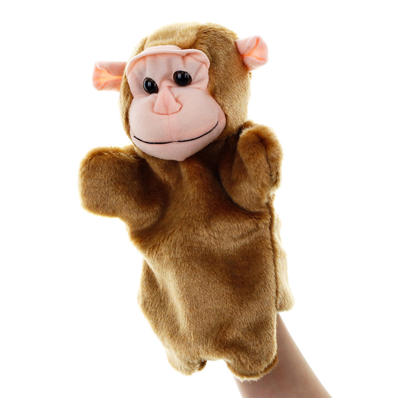 毛绒玩具短毛绒动物造型猴子手偶娃娃幼儿园玩偶工厂直营诚招分销