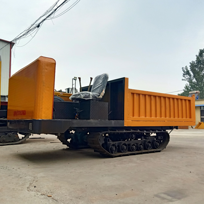 批发2吨履带运输车 农用稻田专用履带翻斗车 小型山地履带运输车