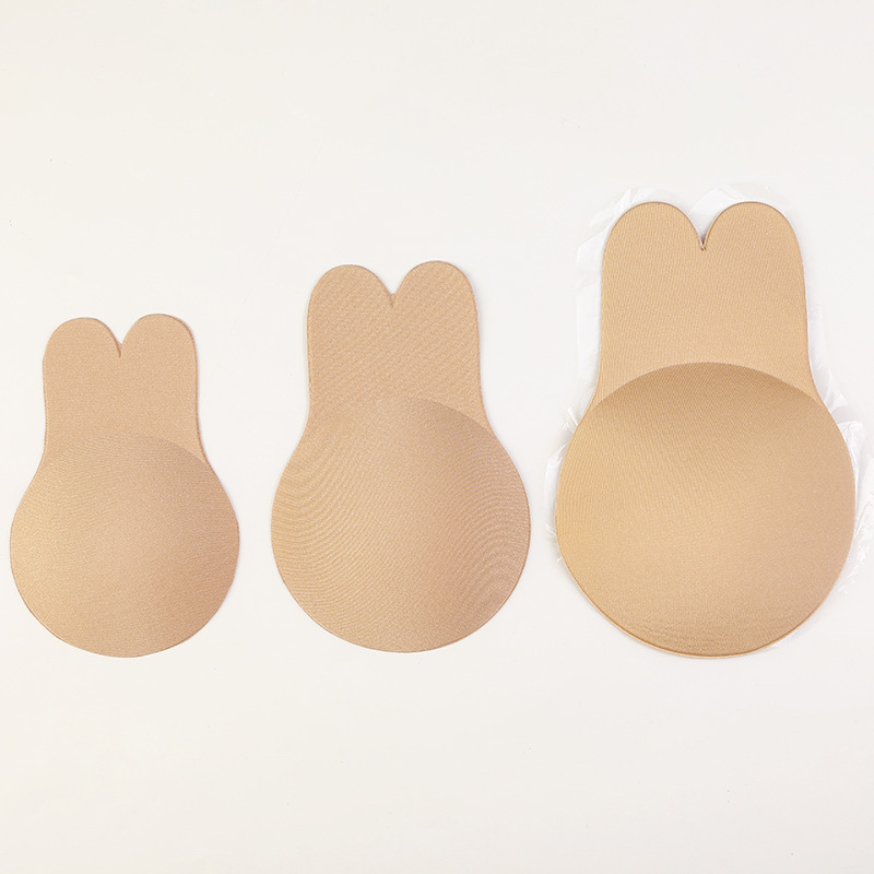 Rabbit Ears Lifting Breast Pad Breathable Nudebra Anti-Exposure Push up Thin Taobao Tmall Brand Store Invisible Bra