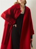 2019 Autumn and winter High-end Mid length version gules Woollen cloth marry overcoat Cashmere Easy Double-sided it 2019 Autumn and winter High-end Mid length version gules Woollen cloth marry overcoat Cashmere Easy Double-sided it