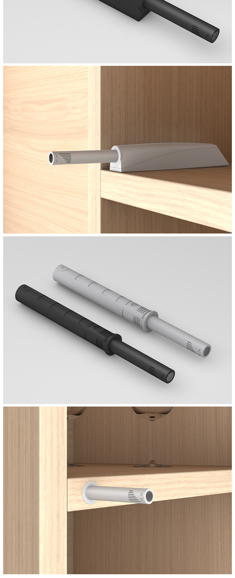 梵尼诗橱柜衣柜反弹器一比一强磁柜门磁吸门碰按压反弹器厂家直销