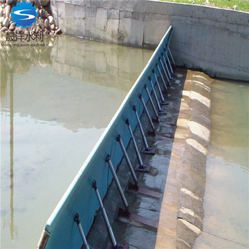 新河厂家供应河道景观翻板闸门液压钢坝闸门液压自控翻板闸门