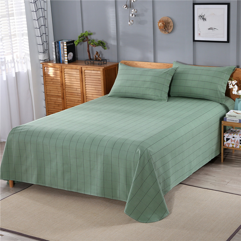 厂家供应棉质32线老粗布三件套床单单人双人被套被罩枕套民族风