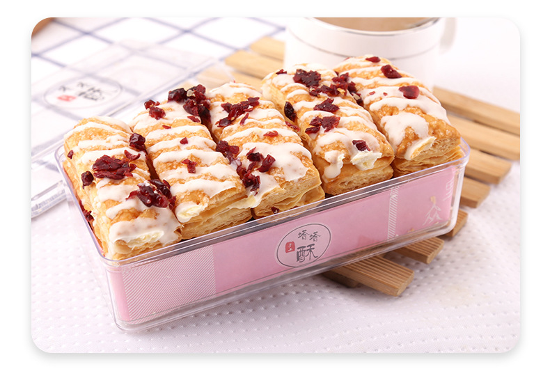一艺食品塔塔酥蔓越莓千层酥手工松塔办公室休闲食品网红零食批发