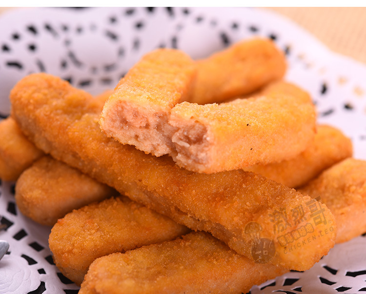 霸王鸡条10kg400条 微辣汉堡王鸡肉薯条批发冬季新品鲜嫩厂家供应