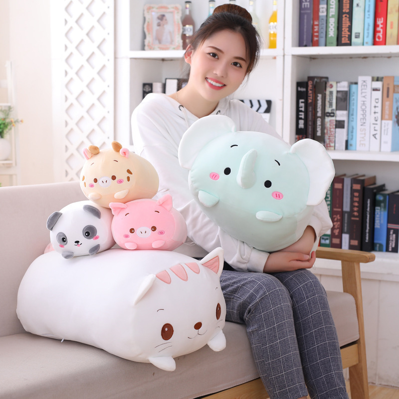 Cross-Border Cartoon Cute Animal Panda Doll Plush Toys Pillow Doll Wholesale Foreign Trade Prize Claw Doll Gifts