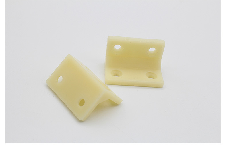 塑料角码橱柜加厚90度直角角码米黄塑料l型家具连接件