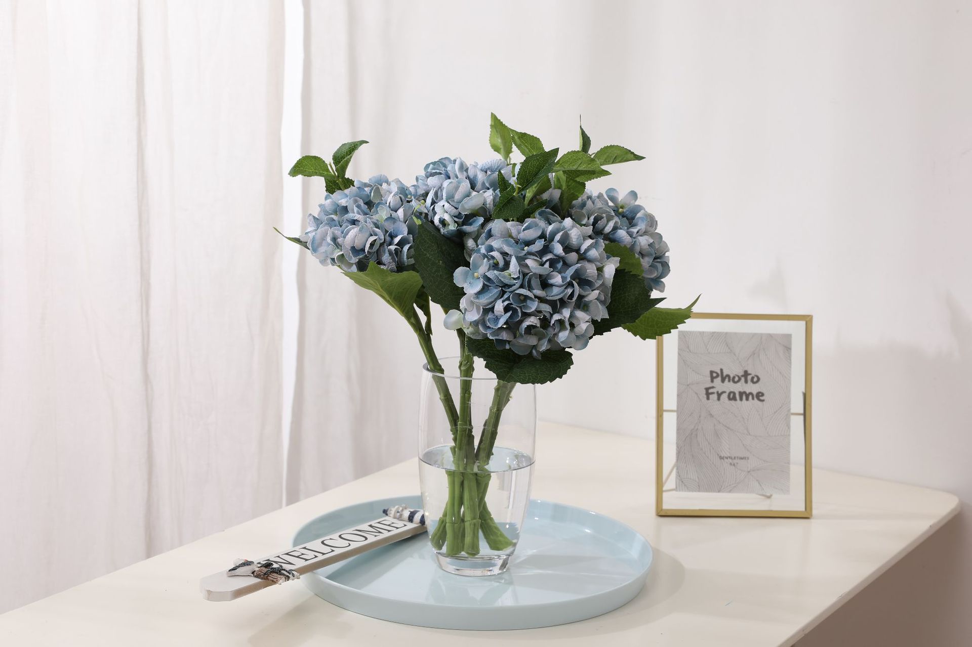 绢布仿真绣球花贝壳绣球花墙花艺工程配件 新娘手捧花批发