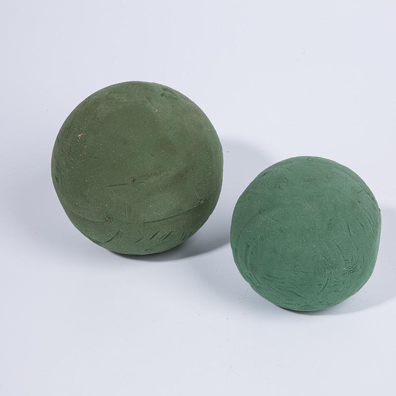 加强型鲜花仿真花球型花泥 园艺婚庆插花吸水海绵泡沫