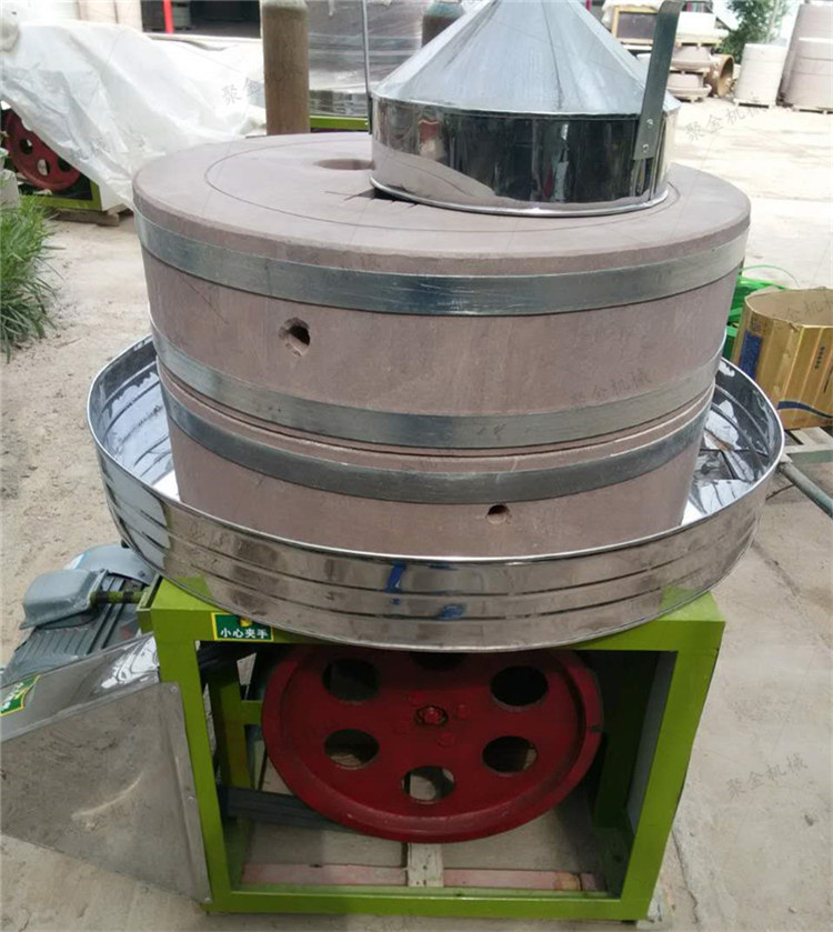 辽宁小磨香油芝麻酱机 煎饼糊石磨磨糊机 电动石磨生产厂家