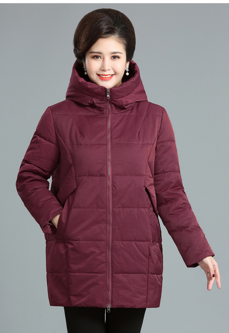 中老年女装冬装棉衣加肥加大特大码200斤中年胖妈妈装40-50岁棉服